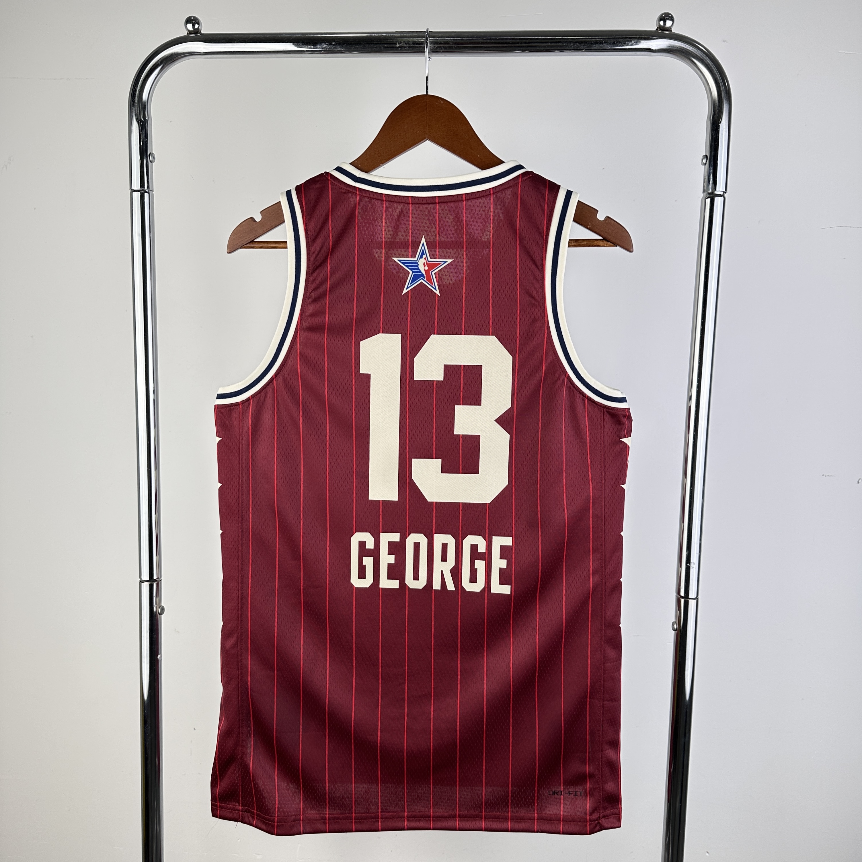 Men All-star season #13 George Red 2024 NBA Jersey->more jerseys->NBA Jersey